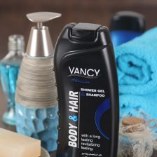 Etkileyici duş jeli ve vücut ve saç için şampuan